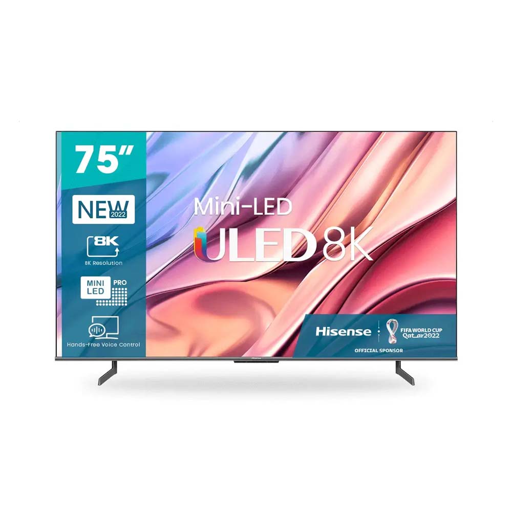 Hisense 75 inch 75U80H Mini LED 8K ULED Smart Android TV