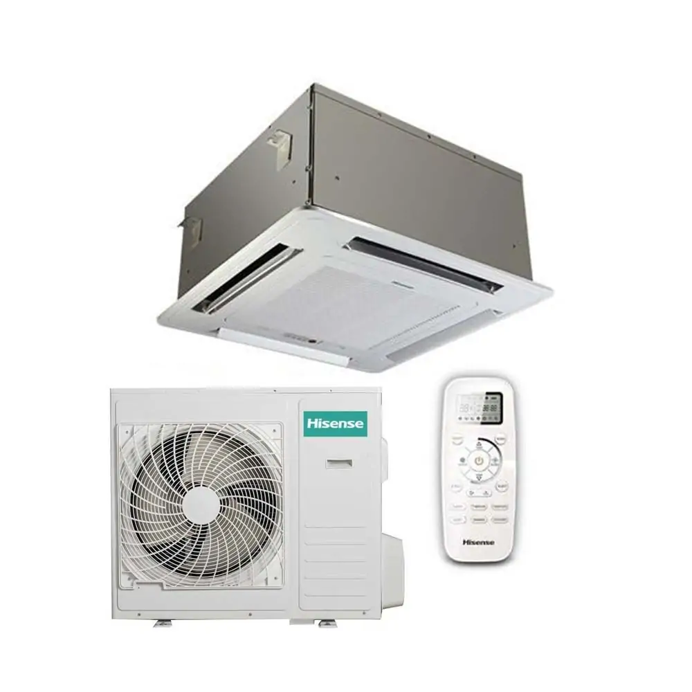 Hisense 36000 BTU Cassette Air Conditioner AUW-36H4SD installed in a commercial space
