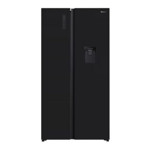 Hisense 541L Side by Side Fridge with Black Mirror Glass Door REF558DR